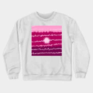 Pink gradient tiedye sunset Crewneck Sweatshirt